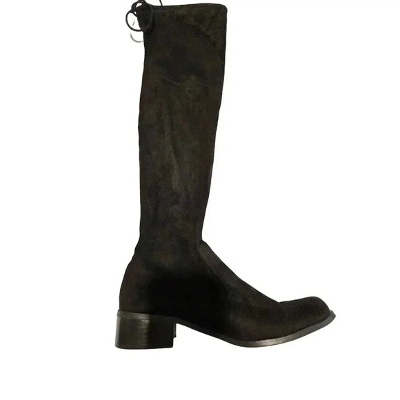 Charles David Black Velvet Knee-High Boots - Picture 9 of 12